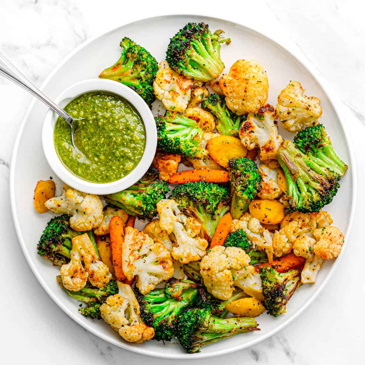 Roasted Frozen Vegetables - Posh Journal